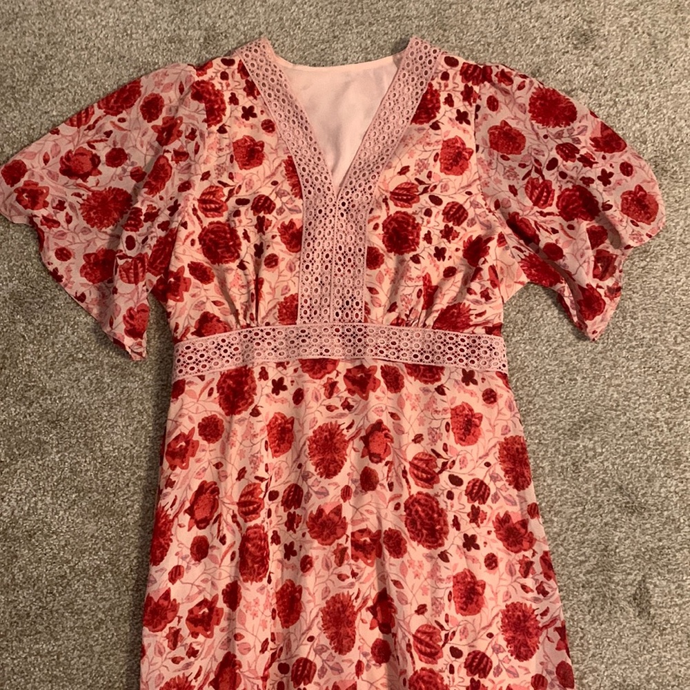 Chicwish Floral Midi Dress